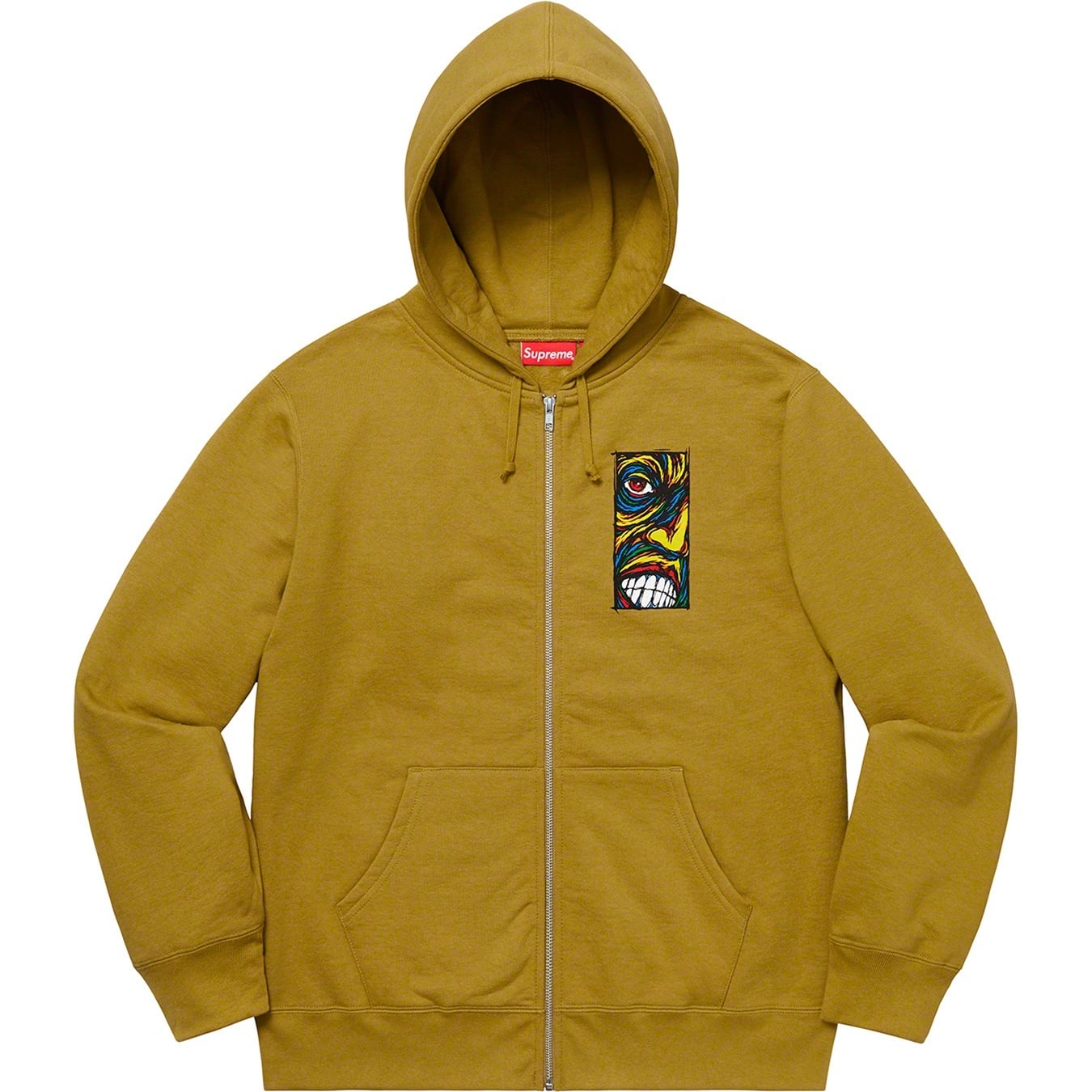 Disturbed Zip Up Hooded Sweatshirt view 3